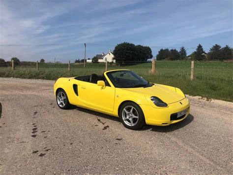 2000 Toyota Mr2 Roadster Bright Yellow Leather In Portlethen