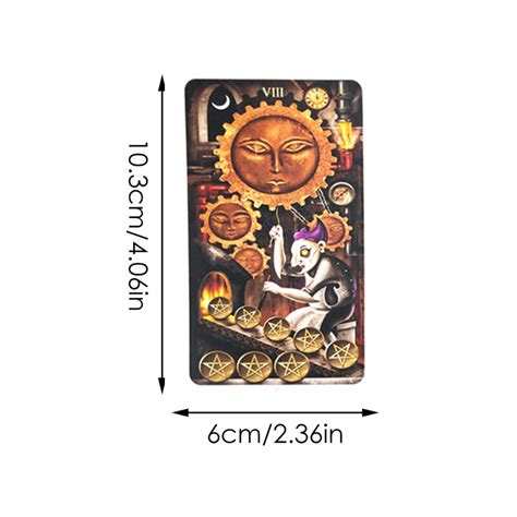 78pcs Moon Tarot Tarot Cards High Quality Read Fate Tarot Card Game For