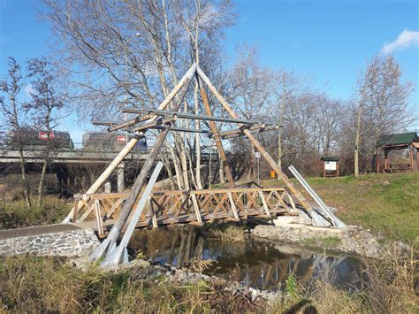 Wooden Bridge Howe Truss Wooden Bridge Fair Grounds Grounds