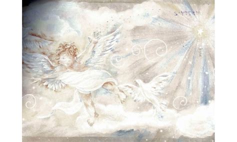 Free Download Home Faith And Angels White Baby Angels Wallpaper Border