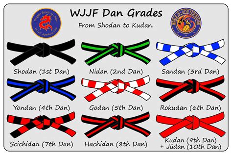 Wjjf Order Of Belts Dragon Spirit Ju Jitsu