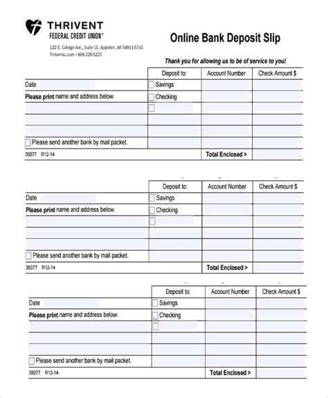 I noticed he neglected to give his account number. FREE 8+ Sample Deposit Slip Templates in PDF | MS Word | Excel