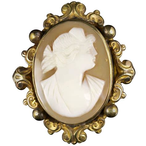 Antique Victorian Cameo Brooch For Sale At 1stdibs