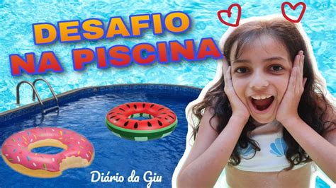 Desafio Da Piscina Pool Best Friend Challenge