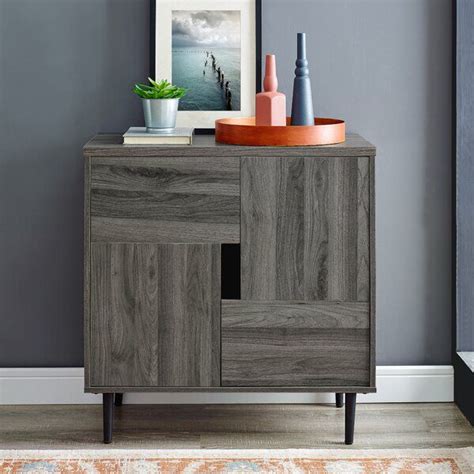 Glenni 2 - Door Square Accent Cabinet | Accent doors, Accent cabinet, Contemporary console