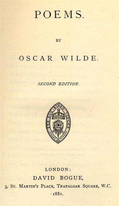 Oscar Wilde Poems Lyrics And Tracklist Genius