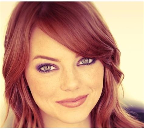 Emma Stone Actress Movie Star Looks Natural Gingers Ginger Hair