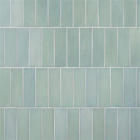 Color One Robin Egg Blue 2x8 Matte Cement Tile Blue Bathroom Tile