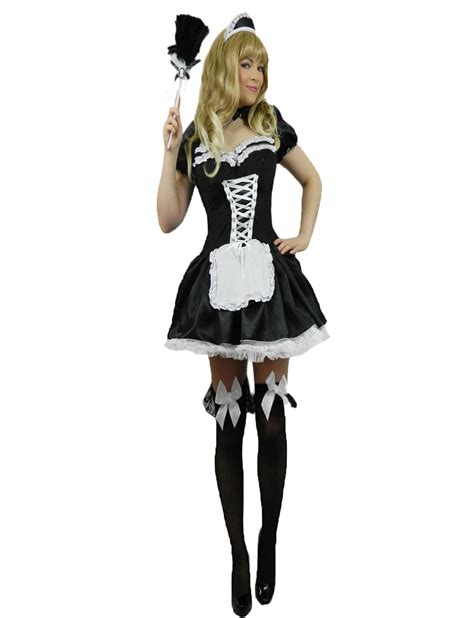 Buy Yummy Bee Maid Costume French Maid Outfit Women Plus Size Rocky Horror Costume Size 8