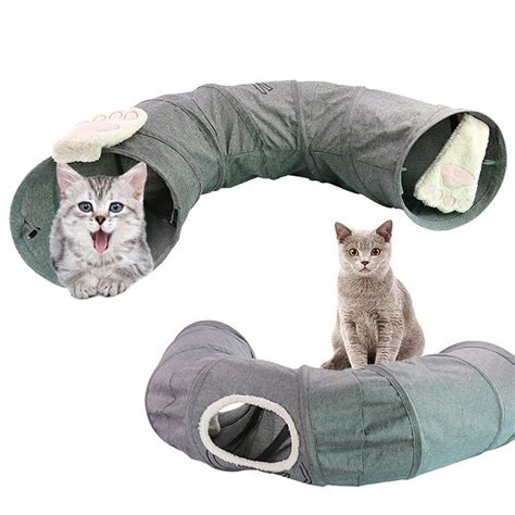 Foldable Pet Cat And Puppy Tunnel Play Toy Cat Tunnel Pets Cats Cat