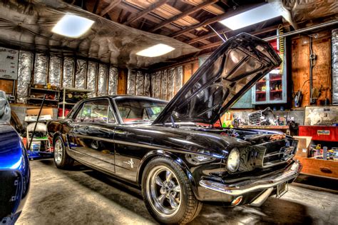 Classic Ford Mustang In The Garage Martin Haschke Flickr