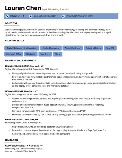 Resume Education Section Writing Guide And Examples
