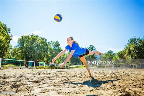 Girls Beach Volleyball Photos And Premium High Res Pictures Getty Images