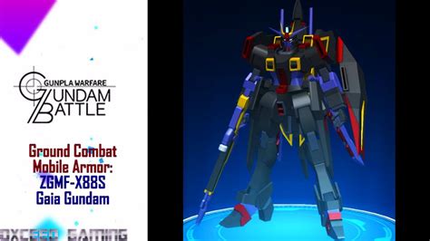 Gaia Gundam Ex Skills Showcase Gundam Battle Gunpla Warfare Youtube