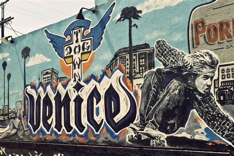 Venice Beach Dogtown California Street Art Graffiti Venice Beach