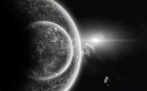 Black And White Planet Wallpapers Top Free Black And White Planet