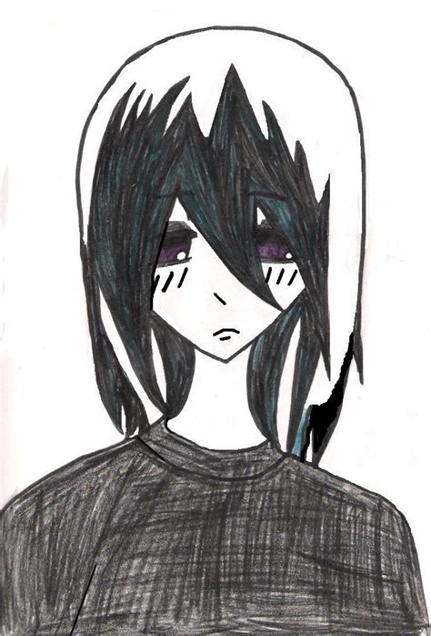 Anime Emo Boy By Vladxbleedsxblack On Deviantart