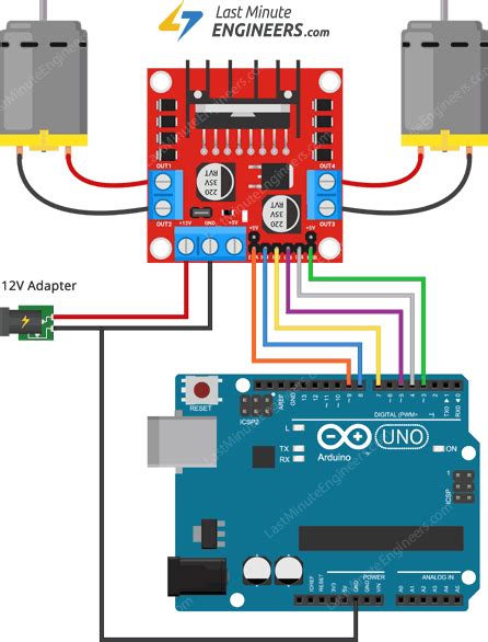 In Depth Interface L298n Dc Motor Driver Module With Arduino Arduino