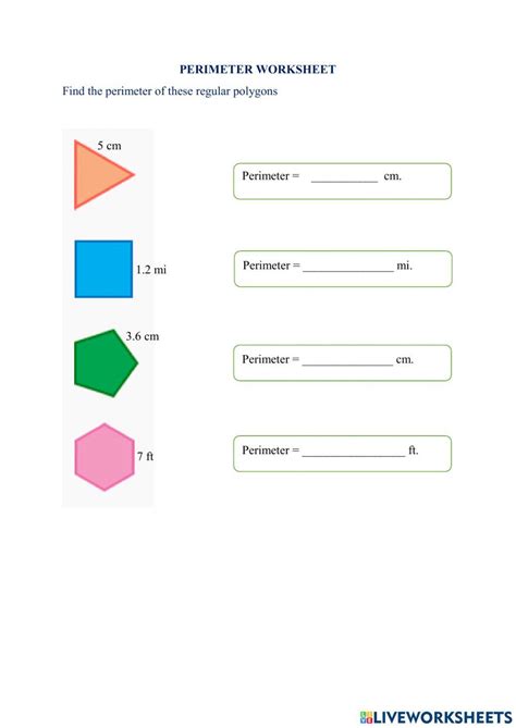 Perimeter 1507089 Nguyen Van Nghia Live Worksheets