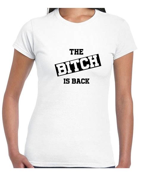 The Bitch Is Back T Shirt Tshirt Funny Horror Halloween Etsy
