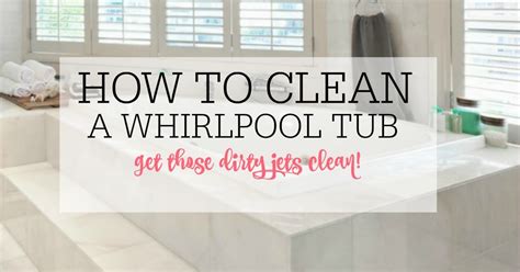 If you haven't used your jetted whirlpool tub in some time, you could be in for a surprise when you turn them on and find dust, old soap scum, even bugs. How To Clean A Whirlpool Tub - Frugally Blonde