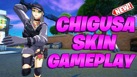 Fortnite Chigusa Skin Gameplay Youtube