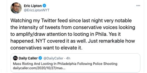 New York Times Reporter Slammed For Claim That Conservatives Want To Amplify Philadelphia