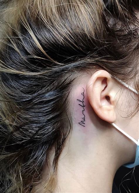 30 Unique Behind The Ear Tattoo Ideas For Women