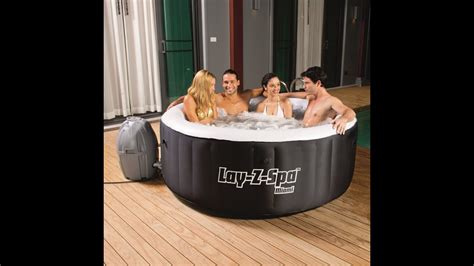 Review Bestway 54124 Lay Z Spa Miami Inflatable Hot Tub Youtube