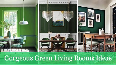 50+ Gorgeous Green Living Rooms ideas | Green living room Interior