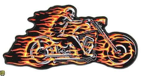 Ghost Rider Bike Vector Clip Art Library