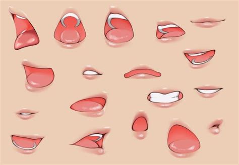 A Collection Of Mouths By Doublezip On Deviantart Рисованиегуб Губы