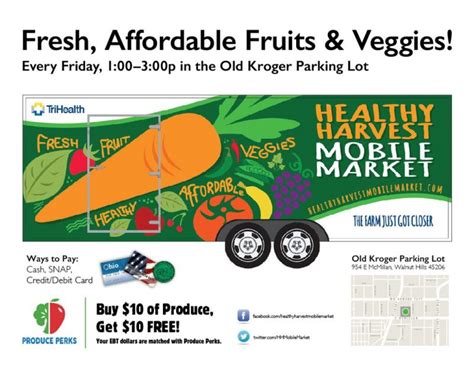 Healthy Harvest Mobile Market We Are Walnut Hills