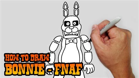 How To Draw Bonnie Five Nights At Freddys Video Lesson