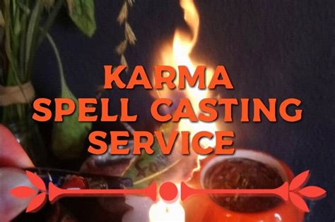 Karma Spell Send Some Karma To Someone Who Has Done You Etsy Uk