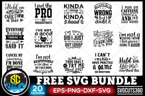Free Svg Bundle Graphic By Cutesycrafts360 · Creative Fabrica