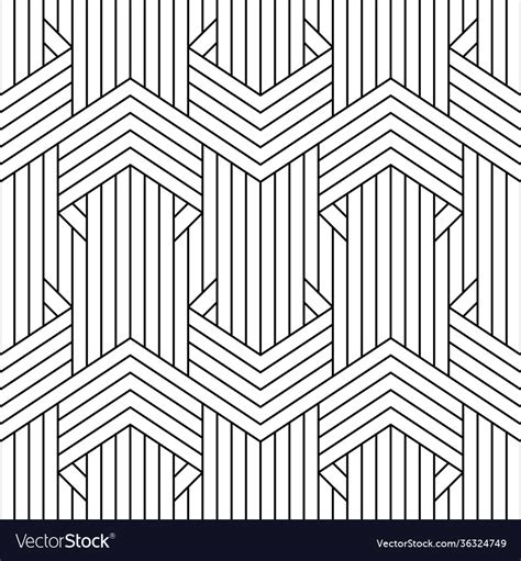 Abstract Simple Geometric Seamless Pattern Vector Image