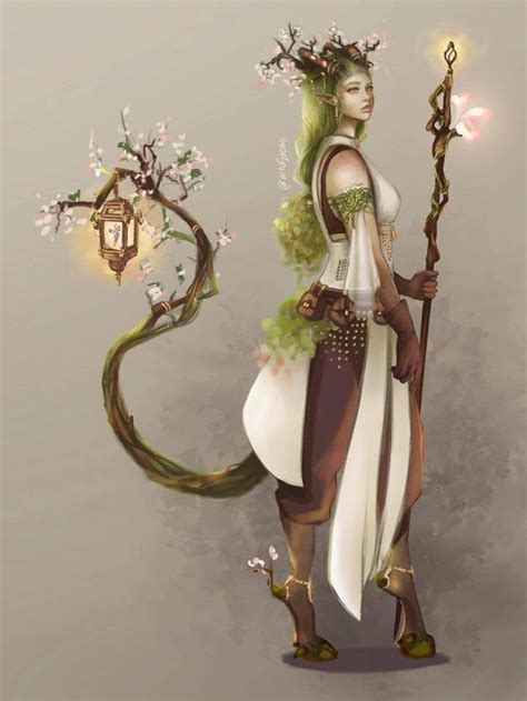 Art Oc A Feytouched Tiefling Inspired By Cherry Blossoms Dnd Fantasy Artist Fantasy