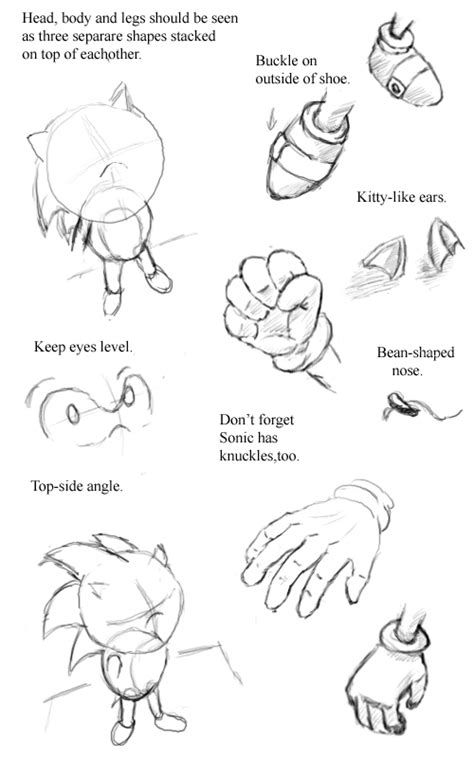 Sonic Drawing Tips By Kareokelidescope On Deviantart