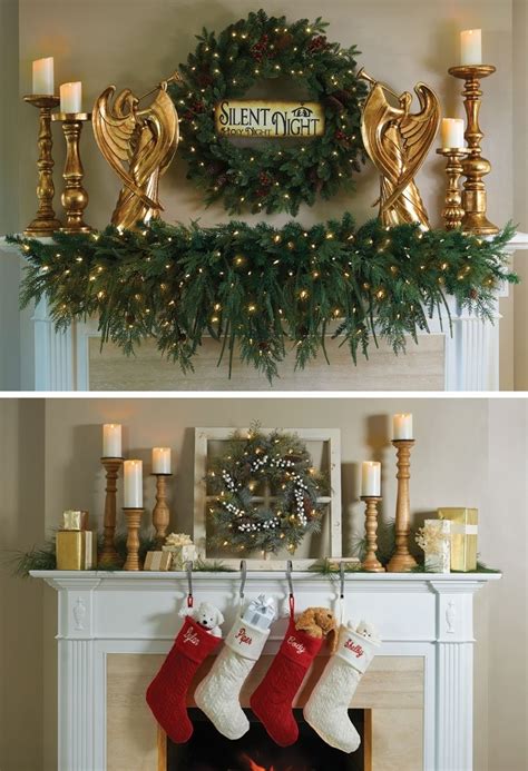 10 Wonderful Christmas Decorating Ideas For Mantels 2023