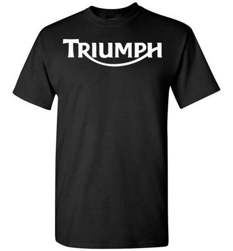 Triumph Logo Classic Retro Vintage Motorcycle T Shirt Level Tees