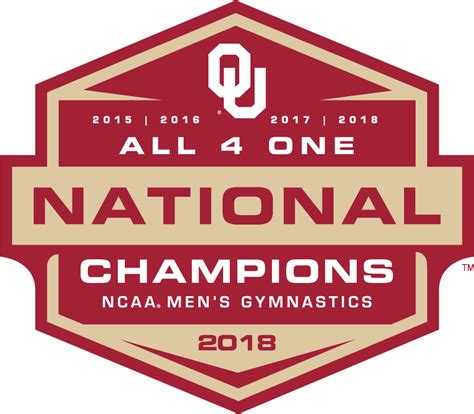 Oklahoma Sooners Champion Logo Ncaa Division I N R Ncaa N R