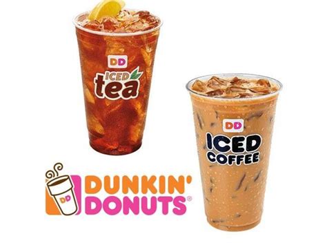 Dunkin' donuts serves many items such as hot coffee, iced coffee and teas, frozen beverages such as coolattas, sandwiches, and bakery goods like donuts, muffins, bagels, cookies. DUNKIN' DONUTS OFFERS 99-CENT ICED COFFEE AND ICED TEA IN ...