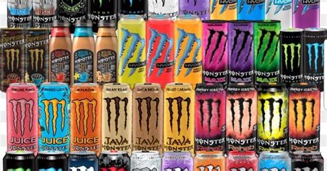 All Monster Energy Flavours Updated