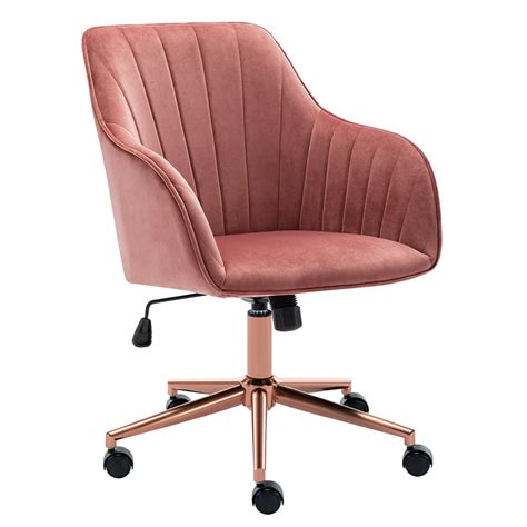 Duhome Home Office Chair Velvet Modern Desk Chair Upholstered Swivel