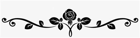 Rose Divider 3 Floribunda Free Transparent Png Download Pngkey