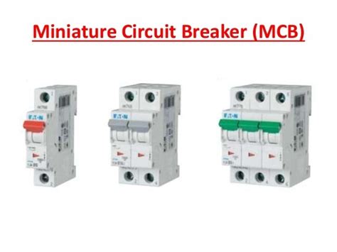 Mcb Circuit Breaker Circuit Diagram