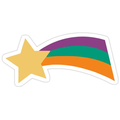 Pegatinas Gravity Falls Rainbow Star Mabel Pines De Beavergeek