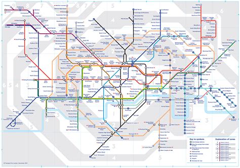 Mappa E Cartina Della Metropolitana Tube Di Londra Stazioni E Linee