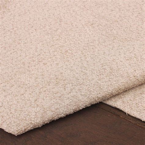 Boucle Chenille Upholstery Fabric Beige